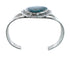 Sterling Silver Turquoise Navajo Cuff Bracelet JX130332